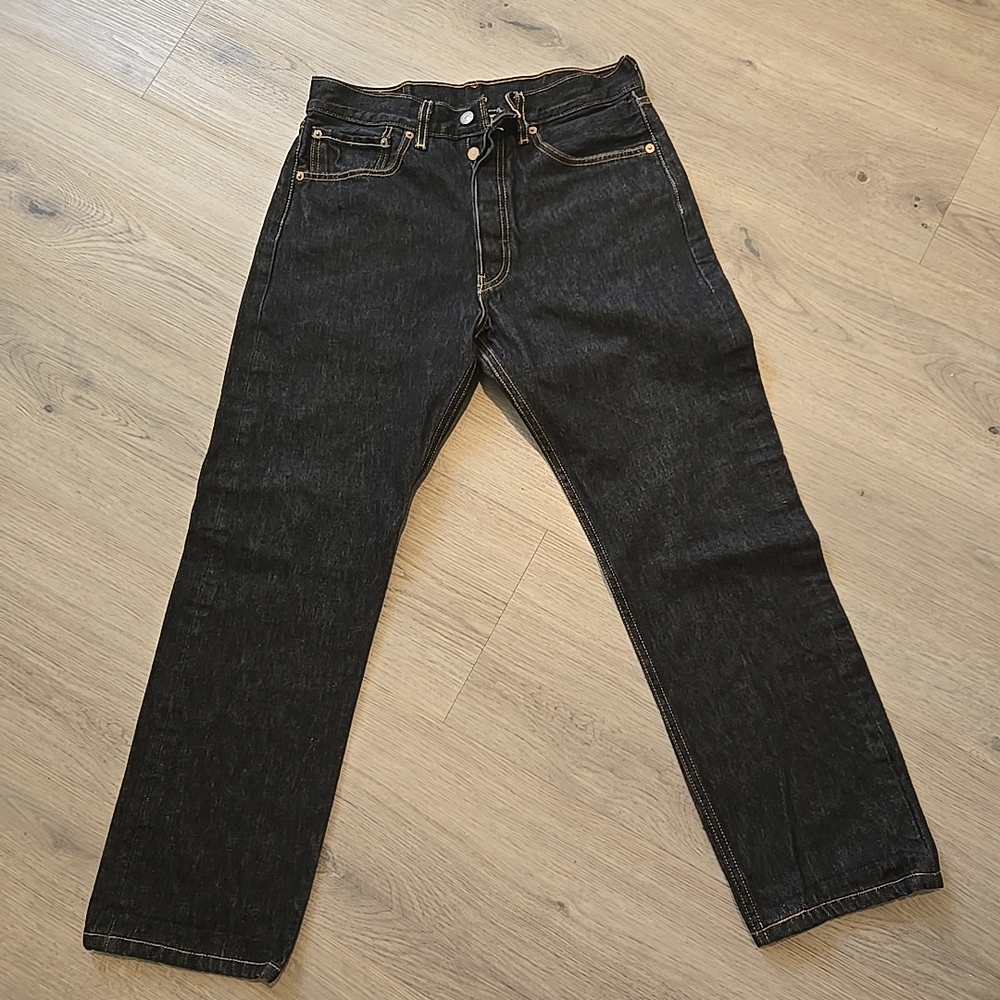 Levi's Men's Straight Black Jeans